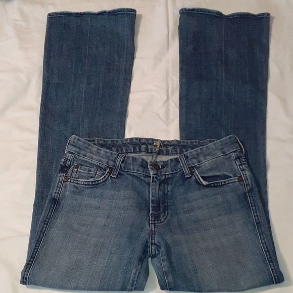 7 For All Mankind Chain A Pocket Boot Cut‎ Jeans 29 - Picture 1 of 8